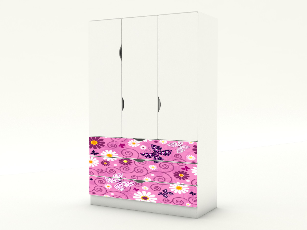 Becks skriňa 120 Pinkred